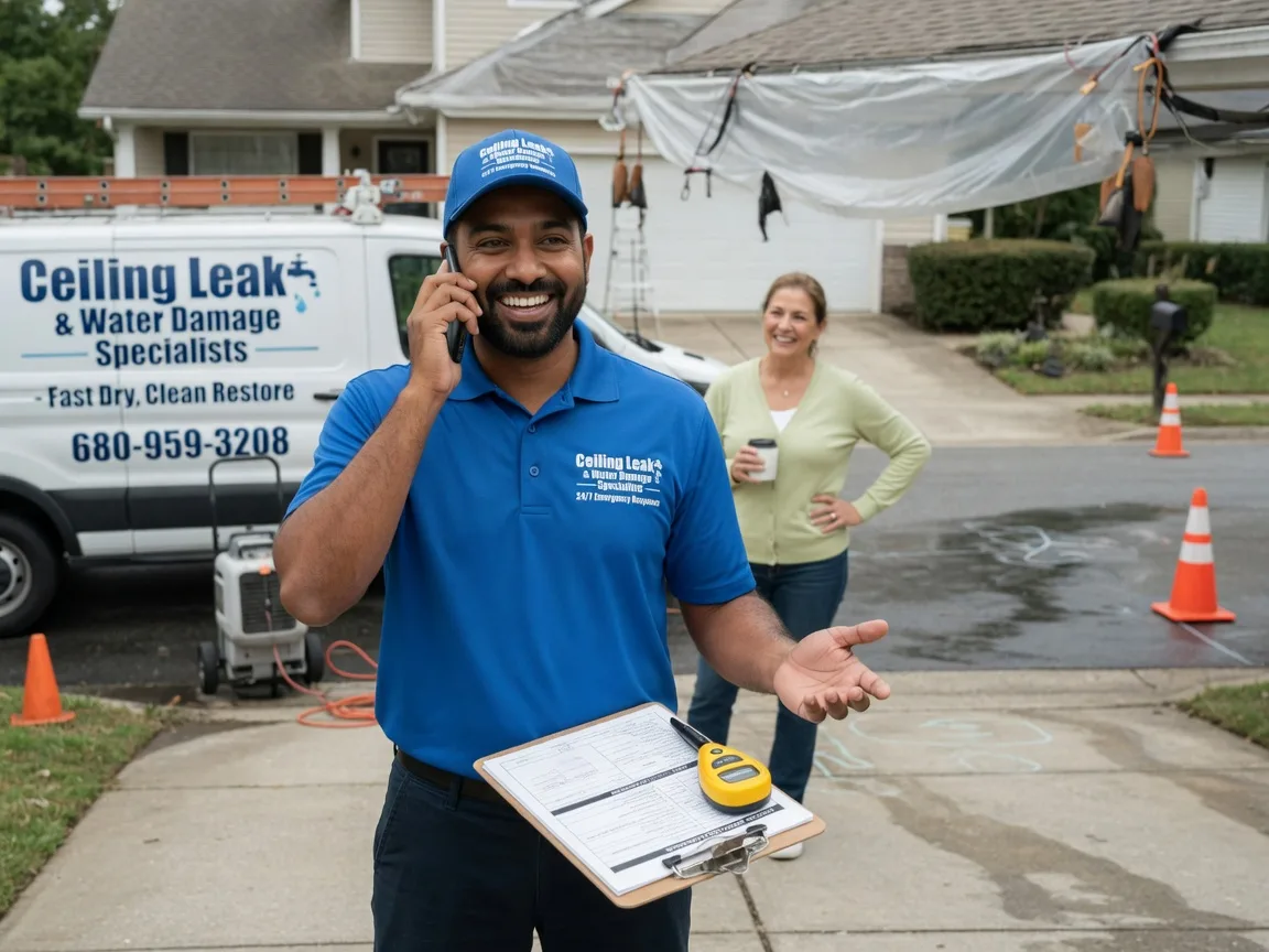 Ceiling Leak Cleanup Mesquite, TX FAQs